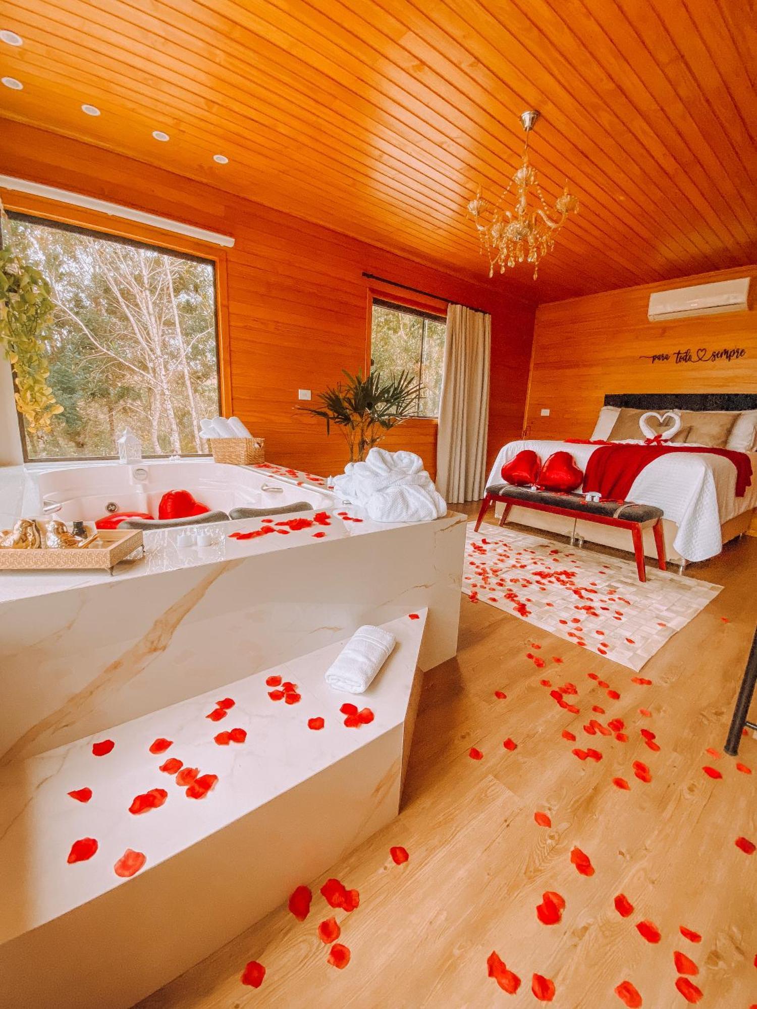 Cabana Romantica Na Serra Com Hidro, Lareira, Lagos E Trilhas Villa Bom Retiro  Eksteriør billede